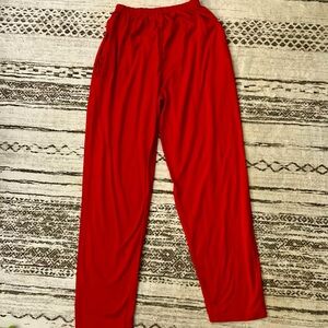 Red sweat pants/pajama pants size Large